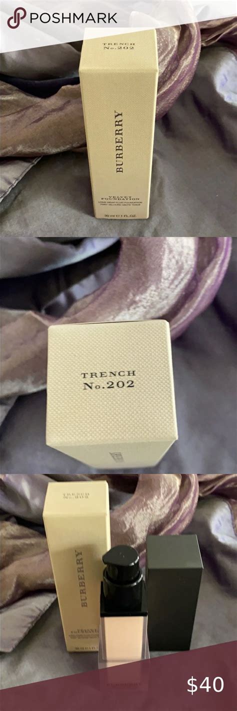 burberry velvet foundation trench 202